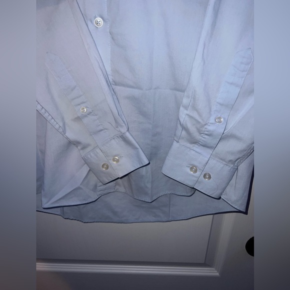 Pierre Cardin Men’s Light Blue Button Up - Picture 4 of 6